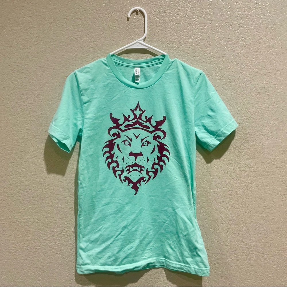 Lebron James Vinyl Lion Print Bella Canvas T-Shirt, Adult Small